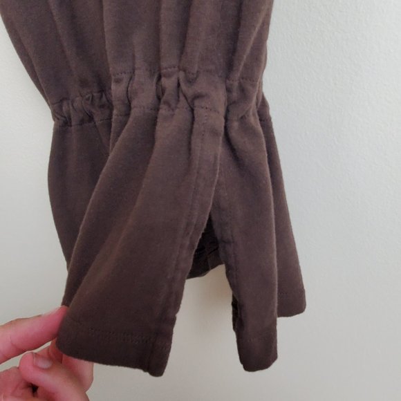 Energie Beaded Drawstring Waist Brown Tank Top Women's Small - Picture 5 of 12